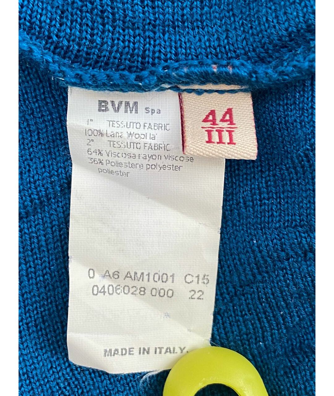 ANTONIO MARRAS Синий шерстяной джемпер / свитер, фото 5