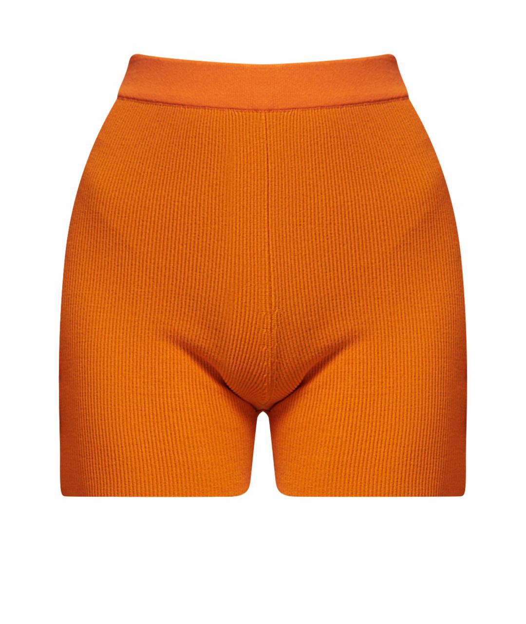 JACQUEMUS Оранжевое вискозные шорты, фото 1