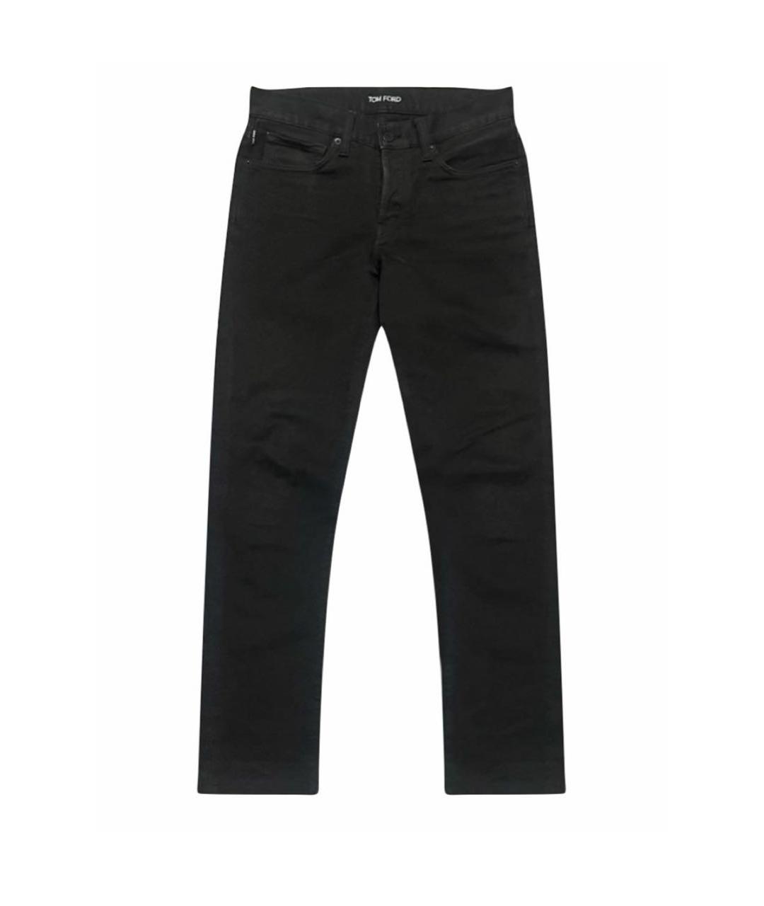 TOM FORD Черные хлопковые джинсы скинни, фото 6