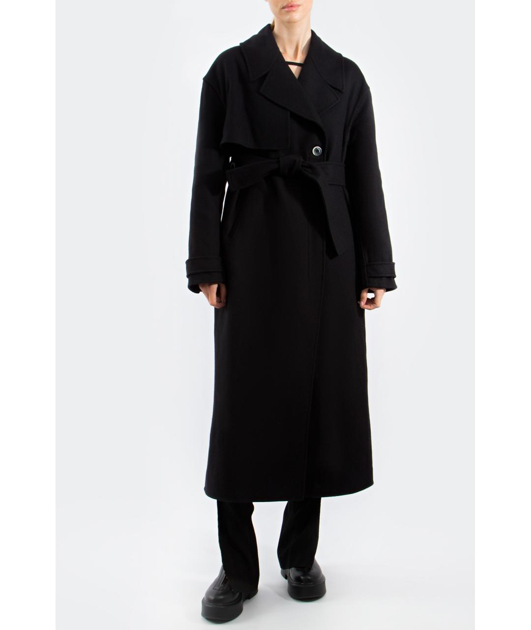 JACQUEMUS Коричневое шерстяное пальто, фото 2