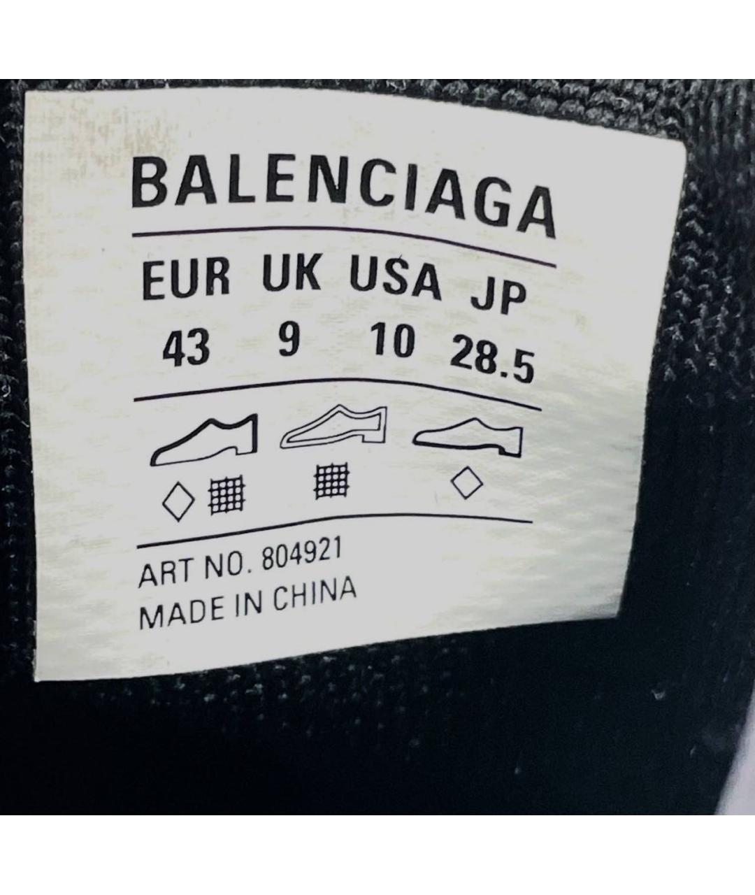 BALENCIAGA Черные низкие кроссовки / кеды, фото 6