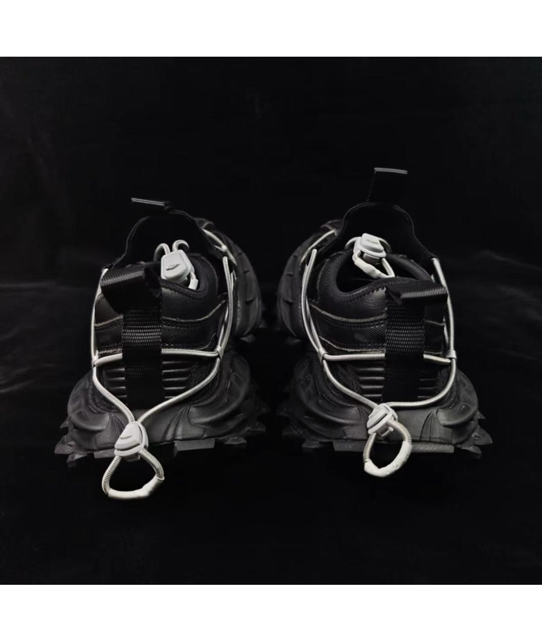 BALENCIAGA Черные низкие кроссовки / кеды, фото 4