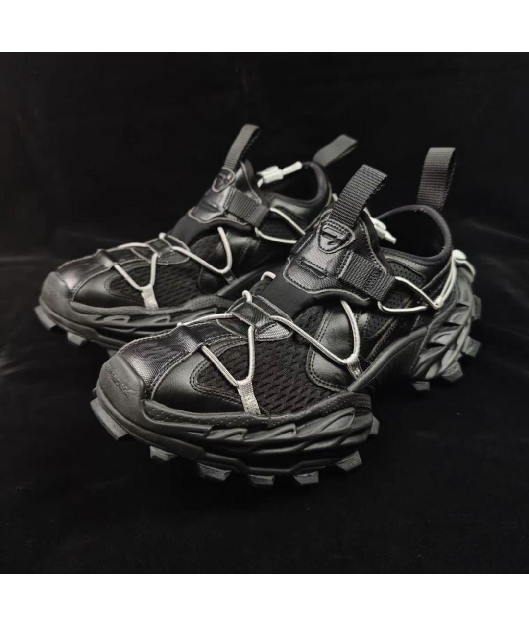 BALENCIAGA Черные низкие кроссовки / кеды, фото 7