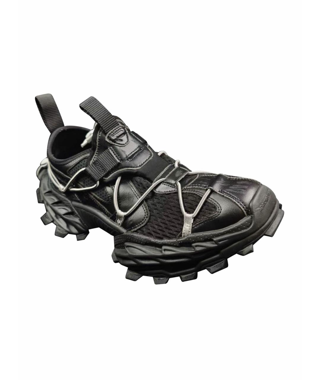 BALENCIAGA Черные низкие кроссовки / кеды, фото 1