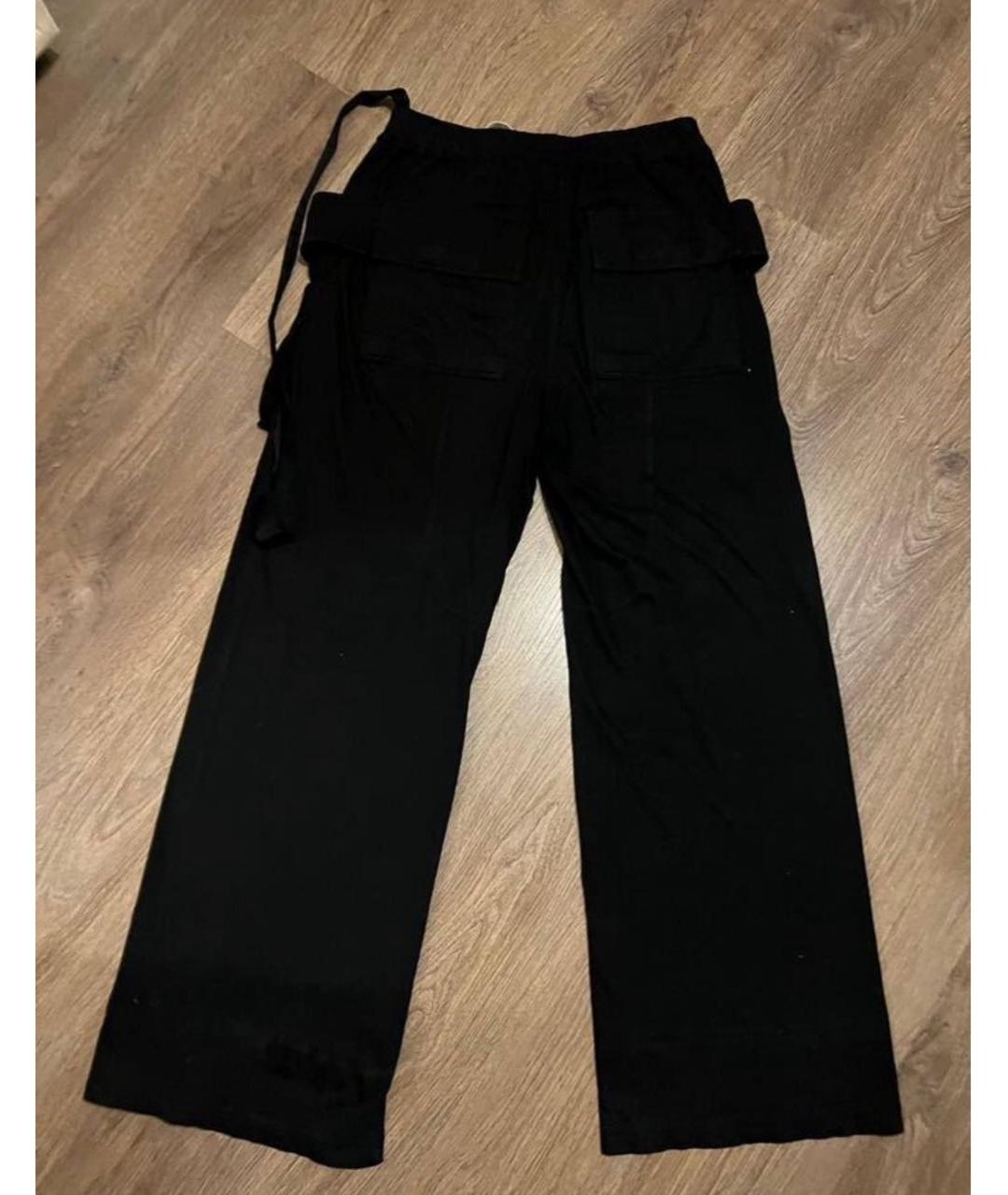 RICK OWENS Черные классические брюки, фото 2