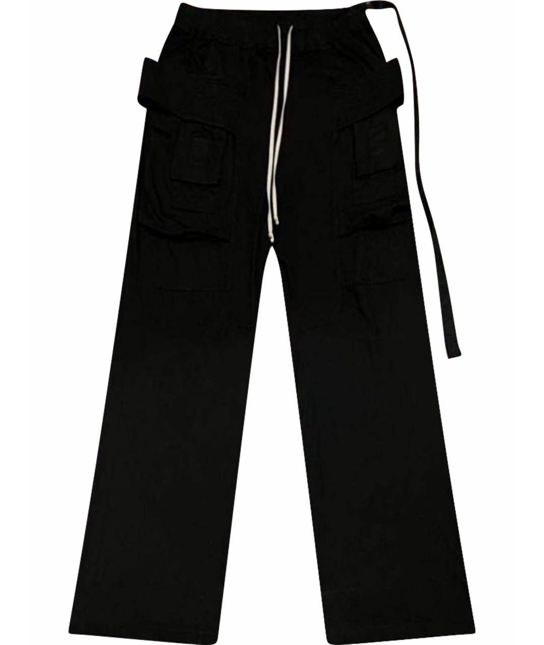 RICK OWENS Черные классические брюки, фото 1