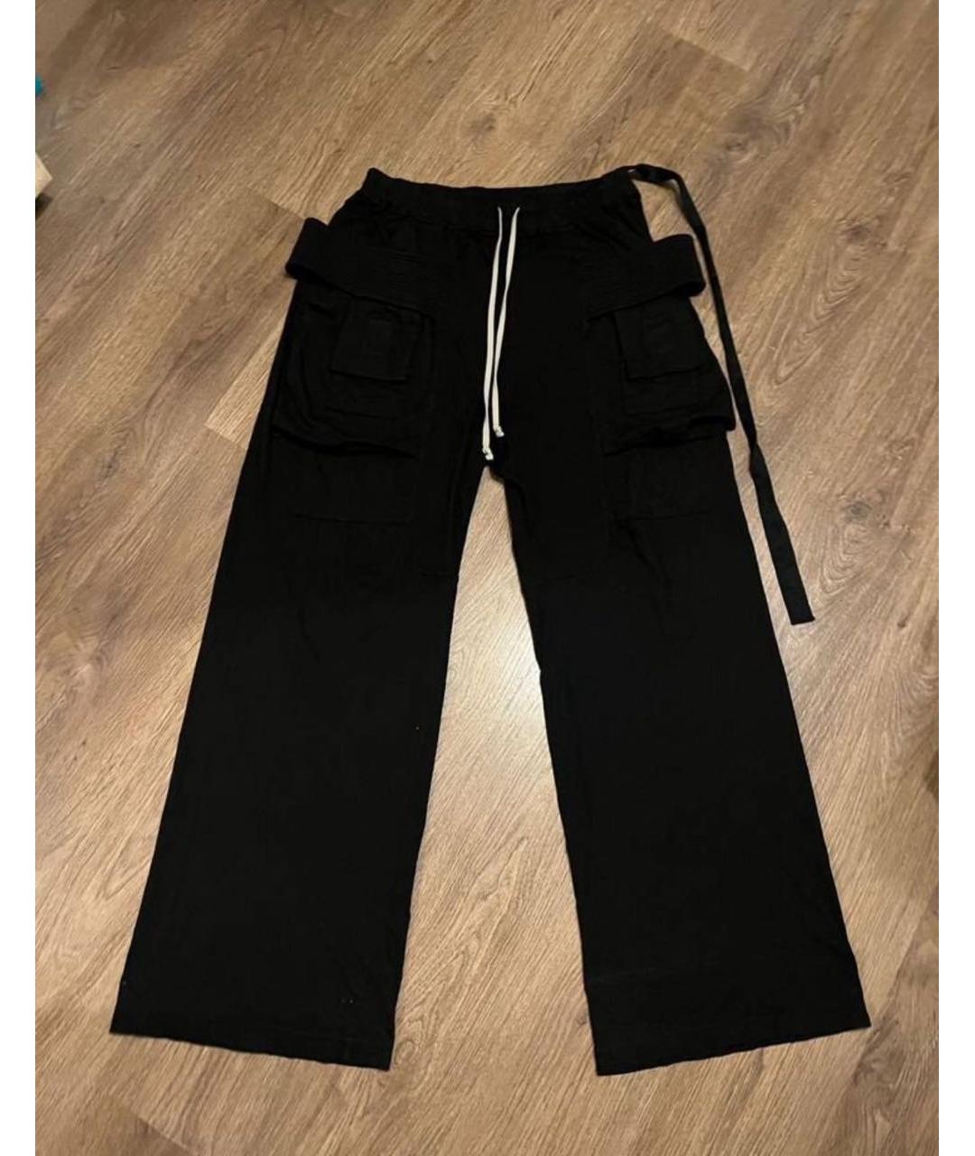 RICK OWENS Черные классические брюки, фото 8