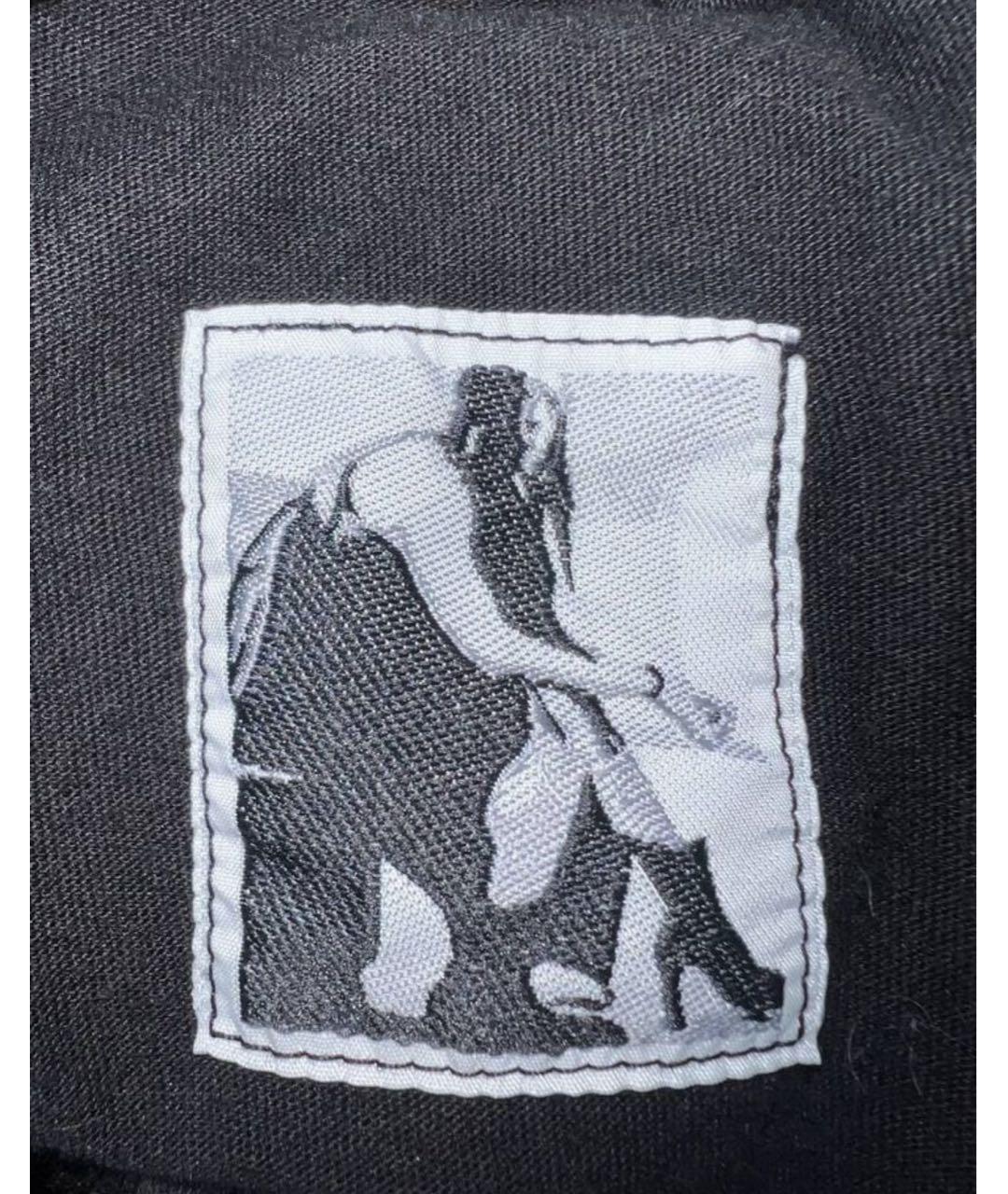 RICK OWENS Черные классические брюки, фото 4