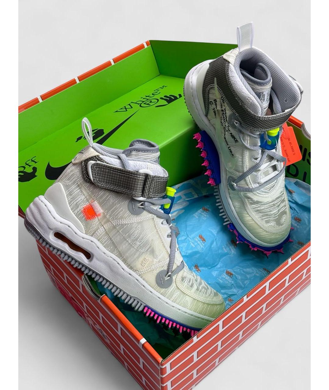 NIKE X OFF-WHITE Белые кроссовки, фото 2