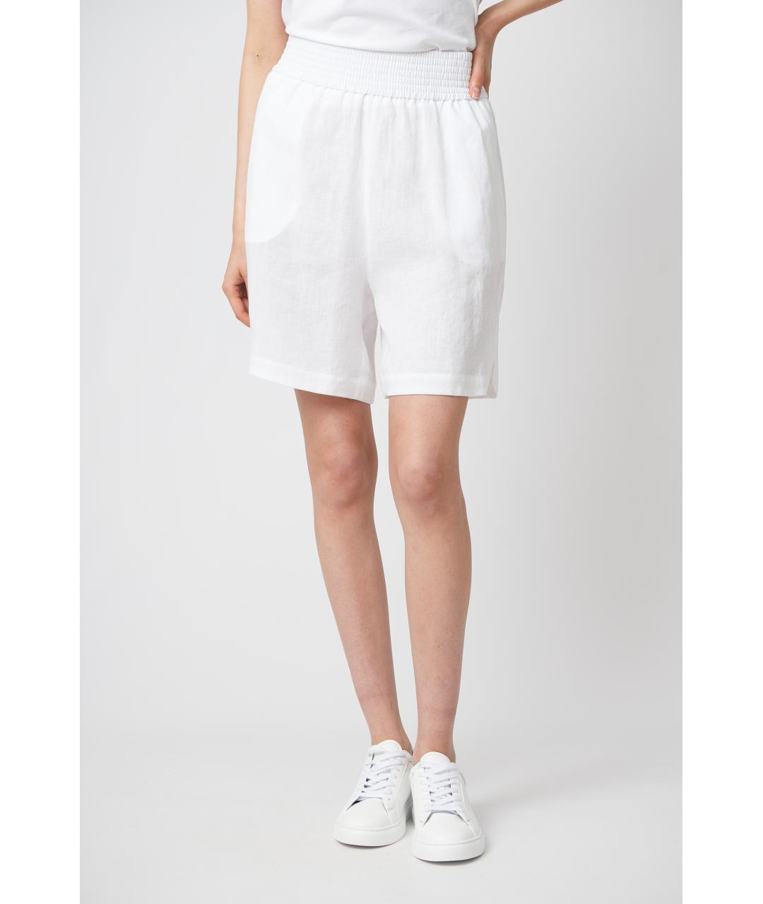 FABIANA FILIPPI Белые хлопковые шорты, фото 5