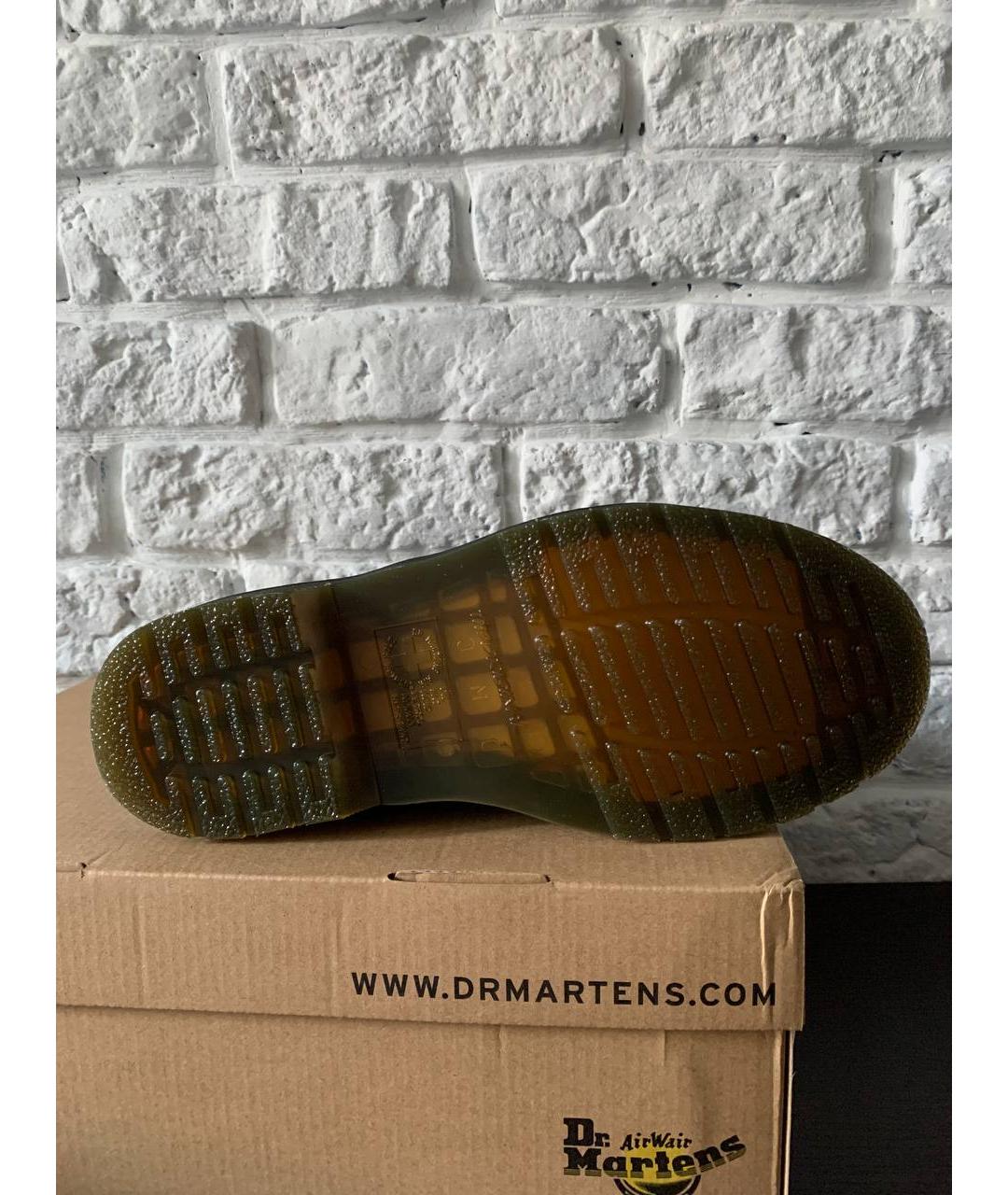 DR. MARTENS Черные кожаные ботинки, фото 4
