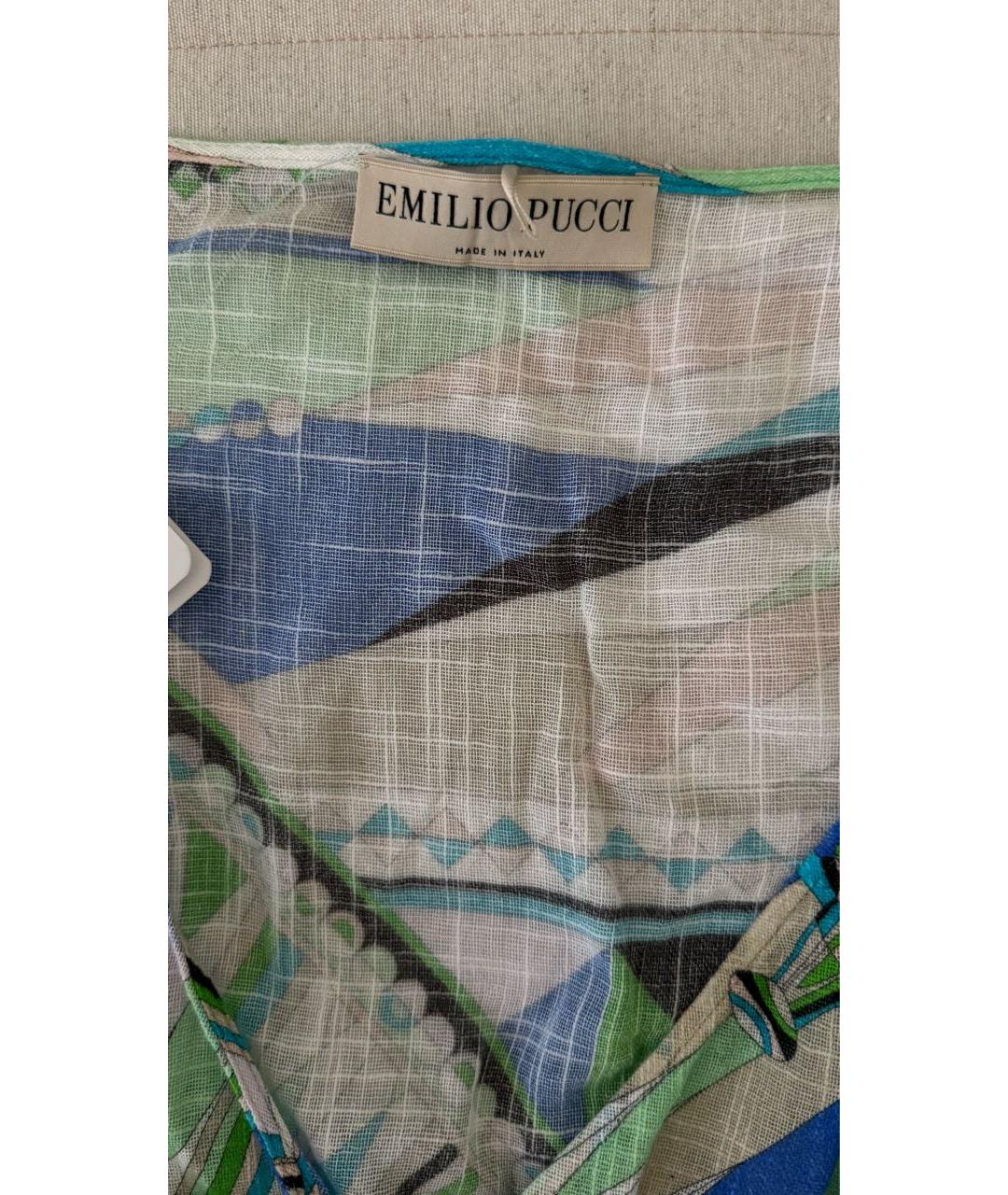 EMILIO PUCCI Мульти хлопковая блузы, фото 3