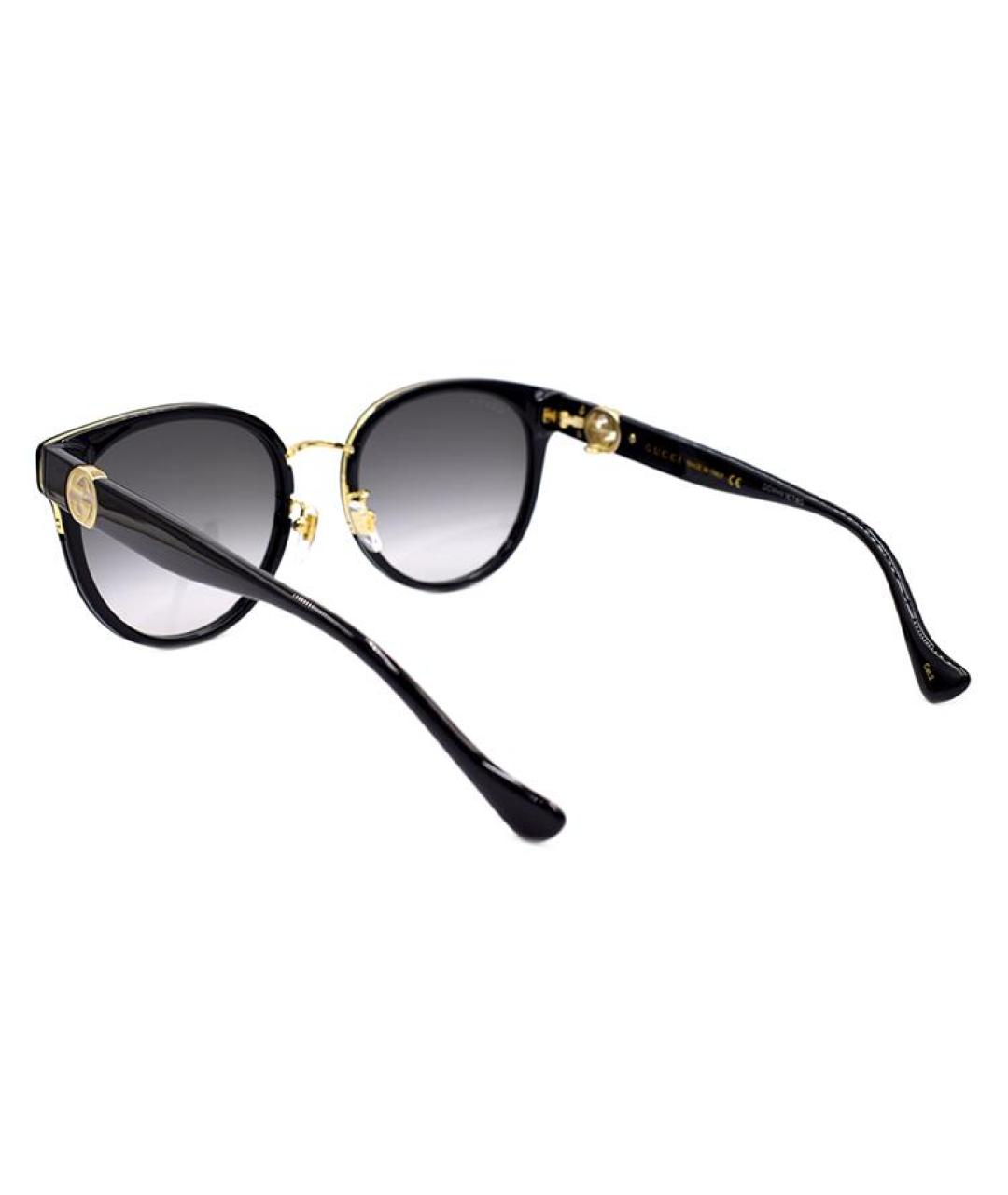 GUCCI Черные пластиковые солнцезащитные очки, фото 3