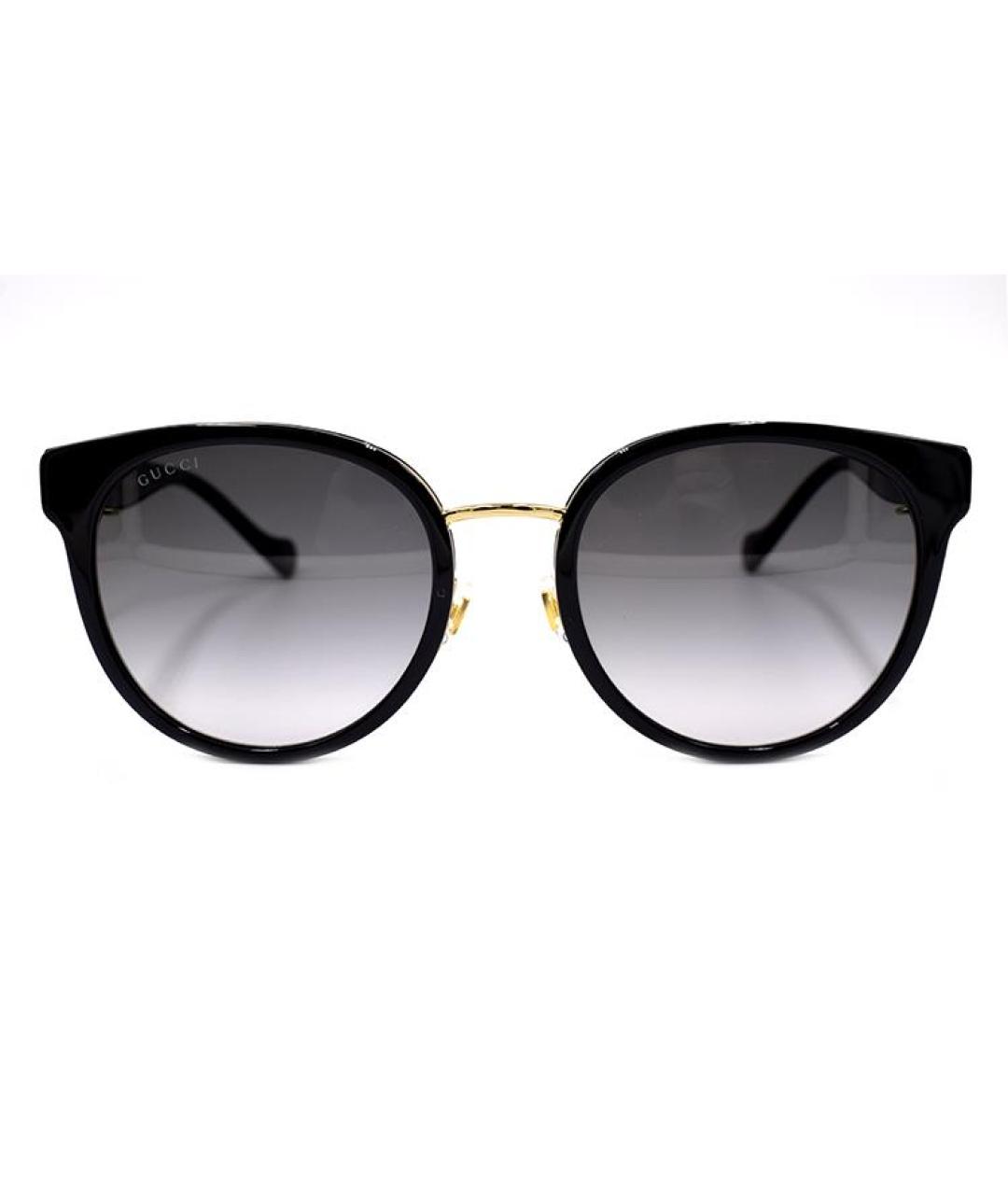 GUCCI Черные пластиковые солнцезащитные очки, фото 2