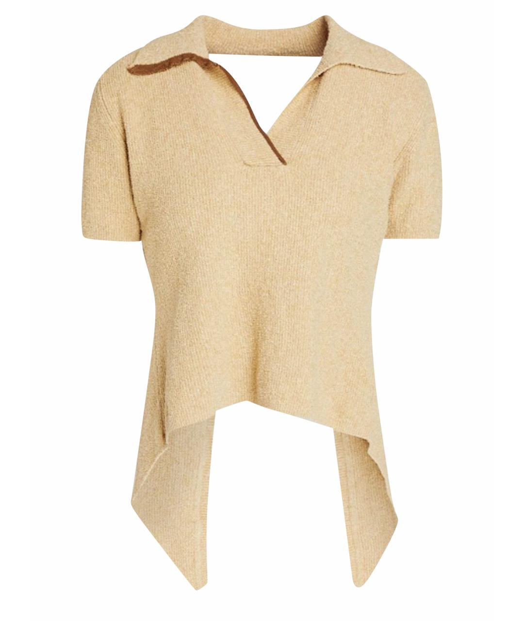 JACQUEMUS Бежевое хлопковое платье, фото 1