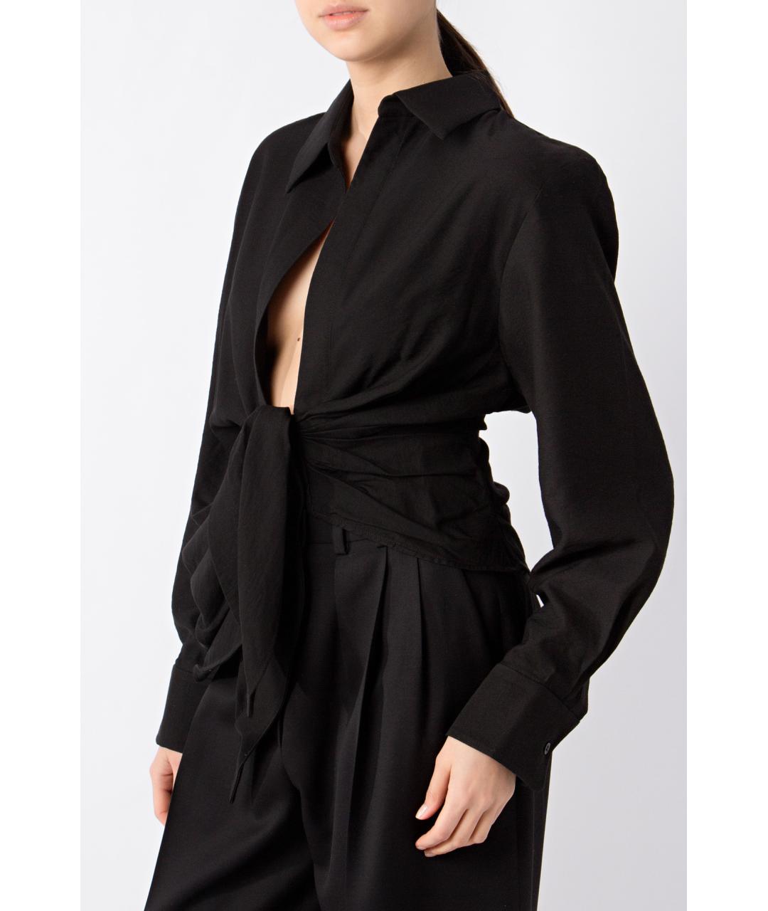 JACQUEMUS Черная блузы, фото 2