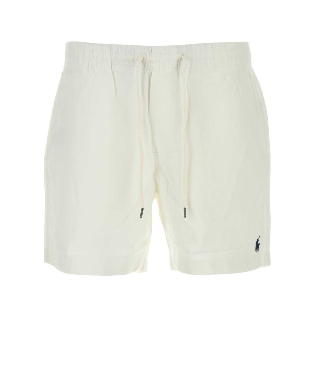 POLO RALPH LAUREN Белые льняные плавки, фото 1