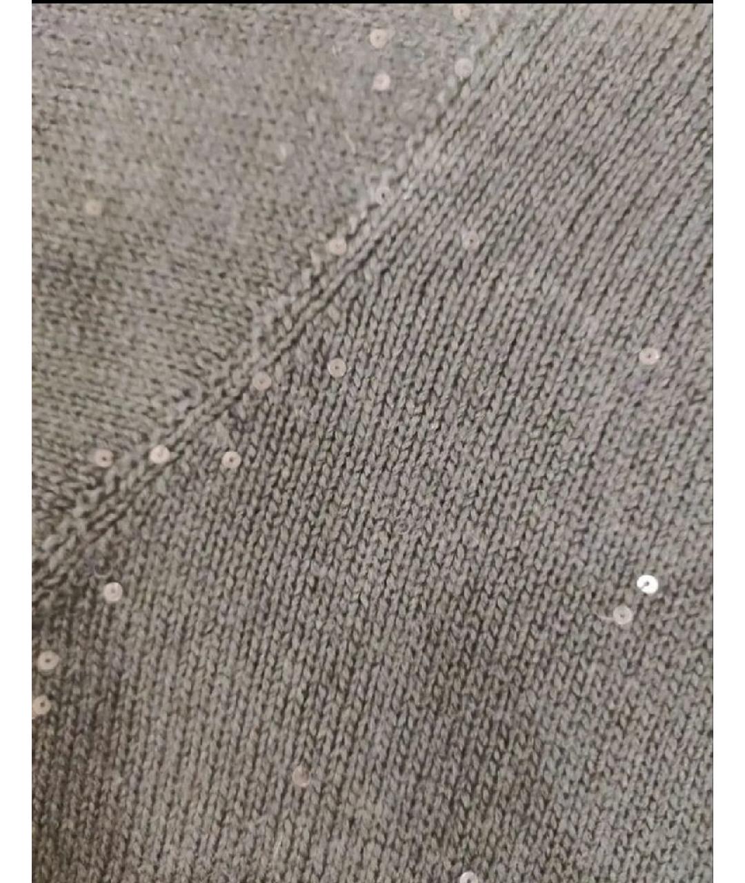 BRUNELLO CUCINELLI Серый кашемировый джемпер / свитер, фото 6