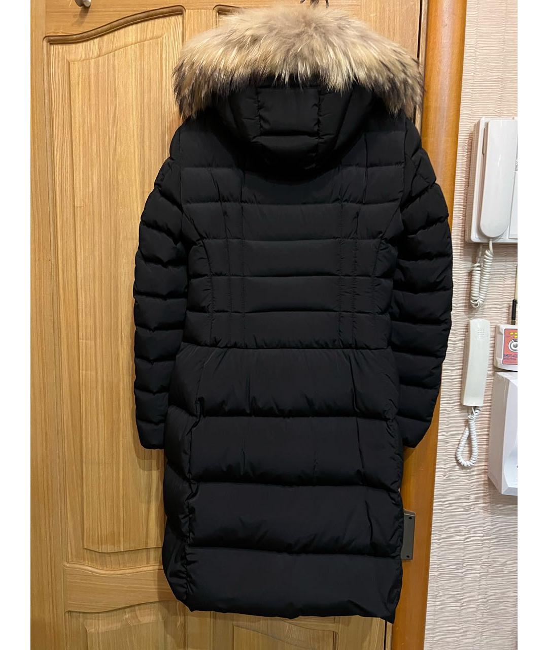 MONCLER Черный пуховик, фото 2