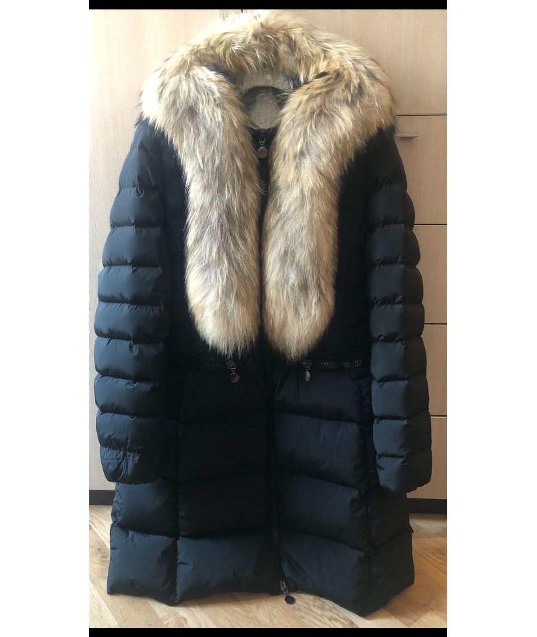 MONCLER Черный пуховик, фото 8