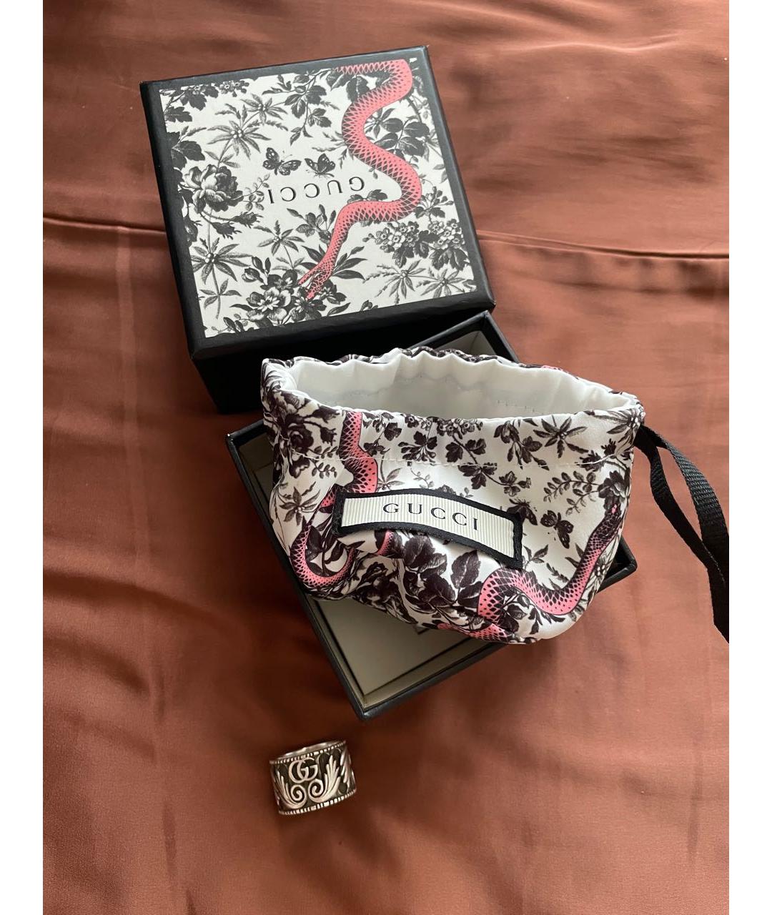 GUCCI Серебряное серебряное кольцо, фото 6