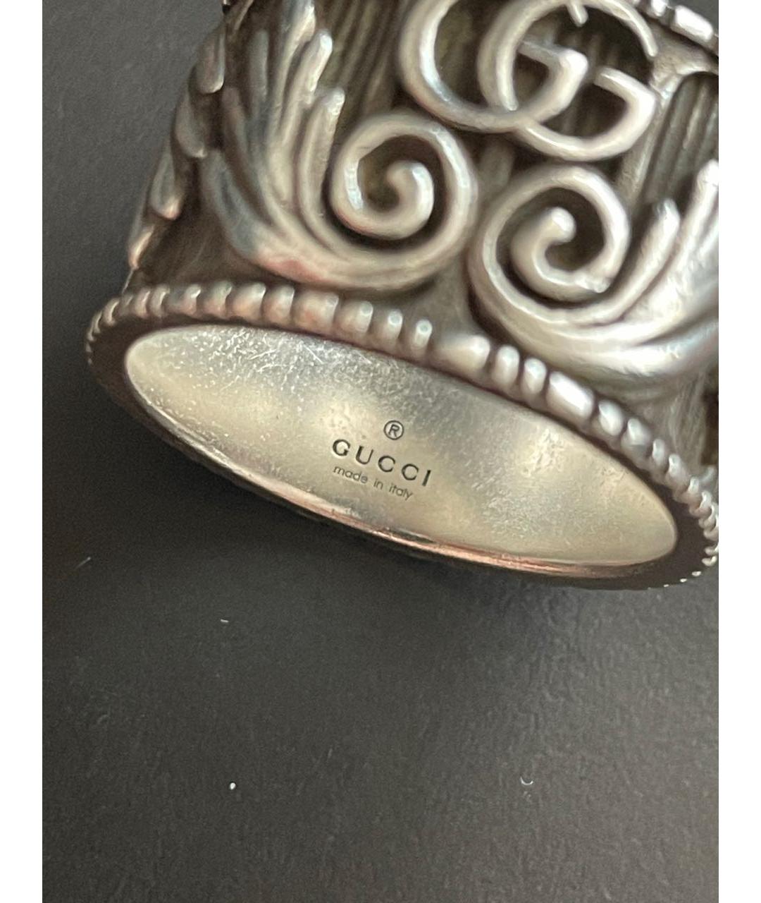 GUCCI Серебряное серебряное кольцо, фото 3