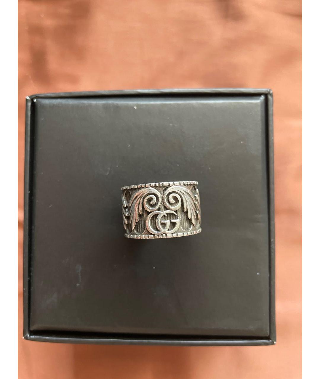 GUCCI Серебряное серебряное кольцо, фото 2