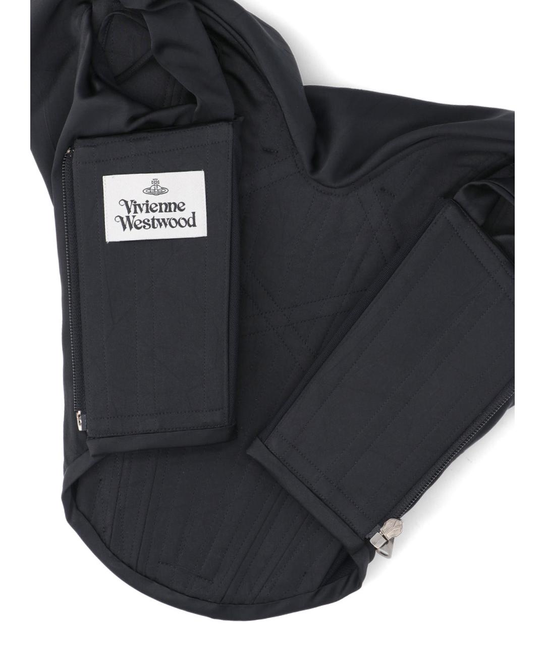 VIVIENNE WESTWOOD Черный полиэстеровый корсет, фото 3