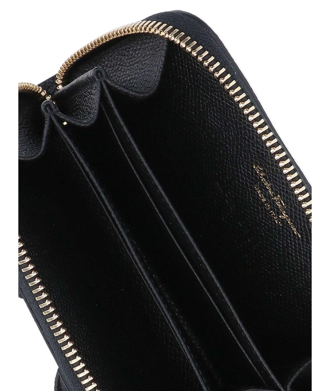 FERRAGAMO Синий кожаный кошелек, фото 5