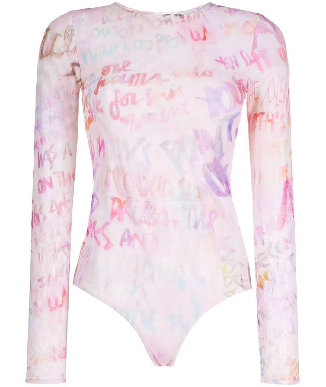 ZIMMERMANN Розовое вискозное боди, фото 6