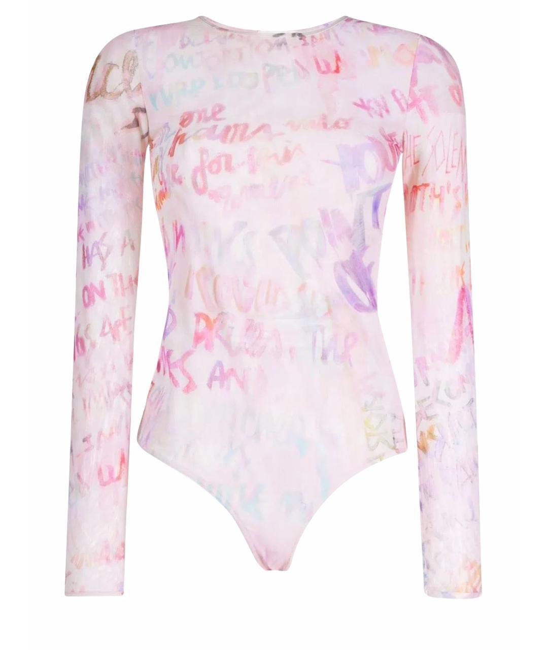 ZIMMERMANN Розовое вискозное боди, фото 1