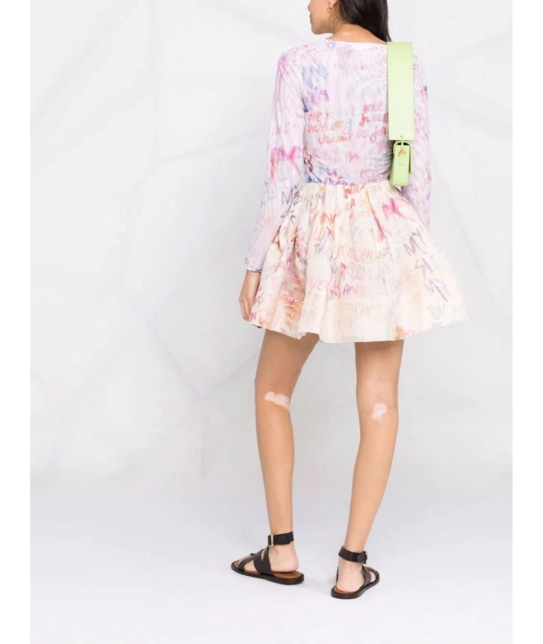 ZIMMERMANN Розовое вискозное боди, фото 3