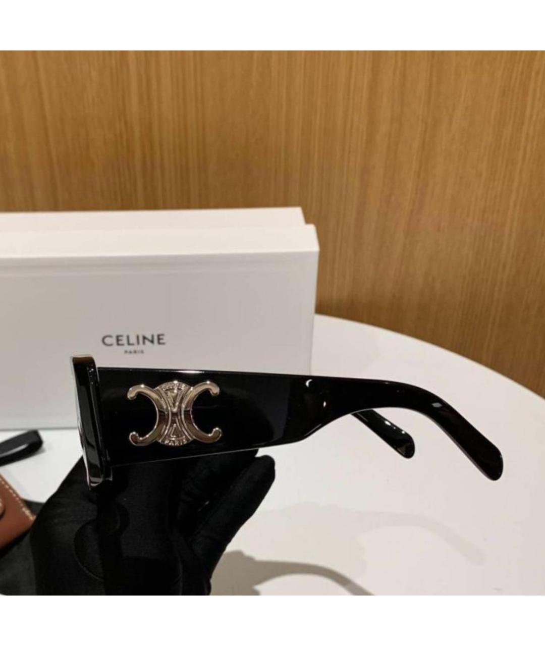 CELINE Черные солнцезащитные очки, фото 7