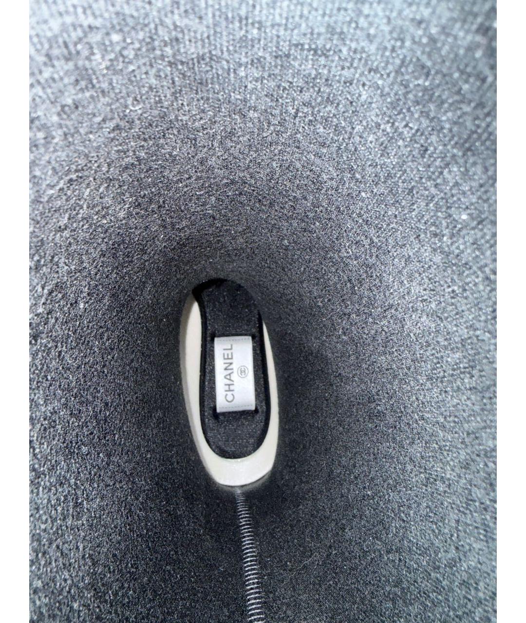 CHANEL Бежевые резиновые сапоги, фото 4