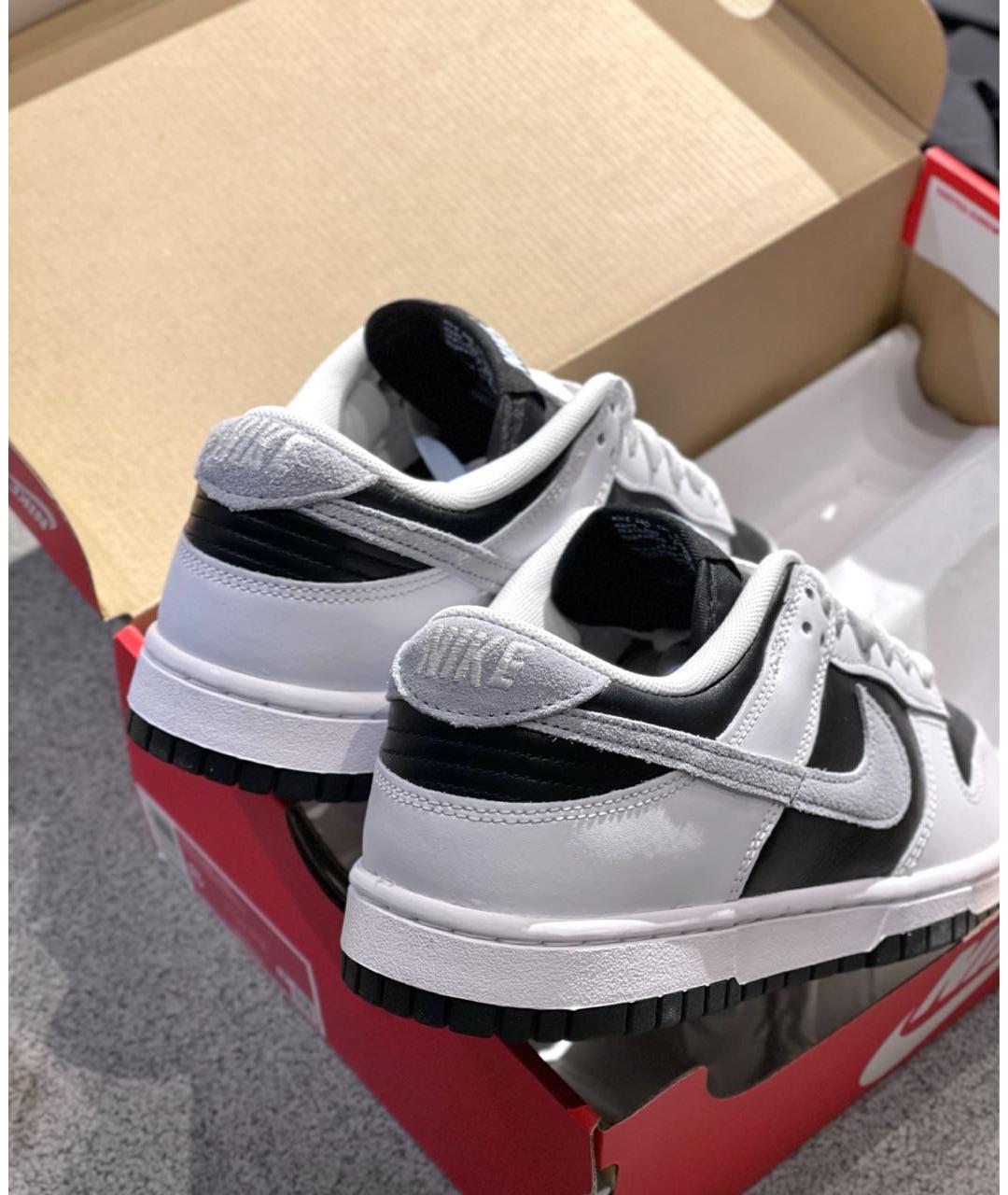 NIKE Белые кожаные низкие кроссовки / кеды, фото 6