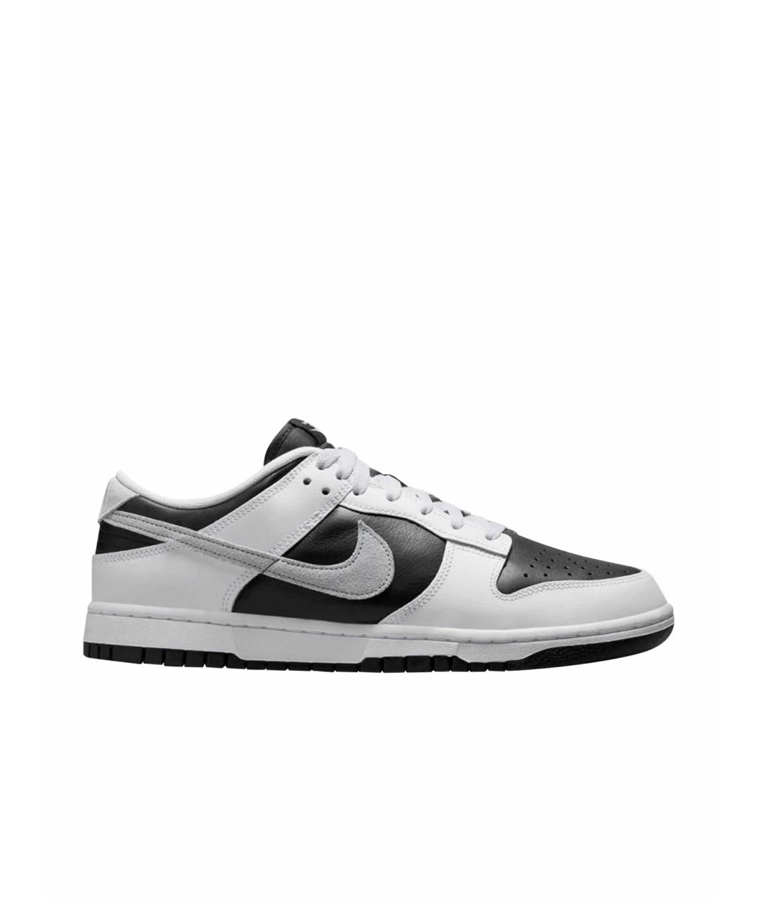 NIKE Белые кожаные низкие кроссовки / кеды, фото 1