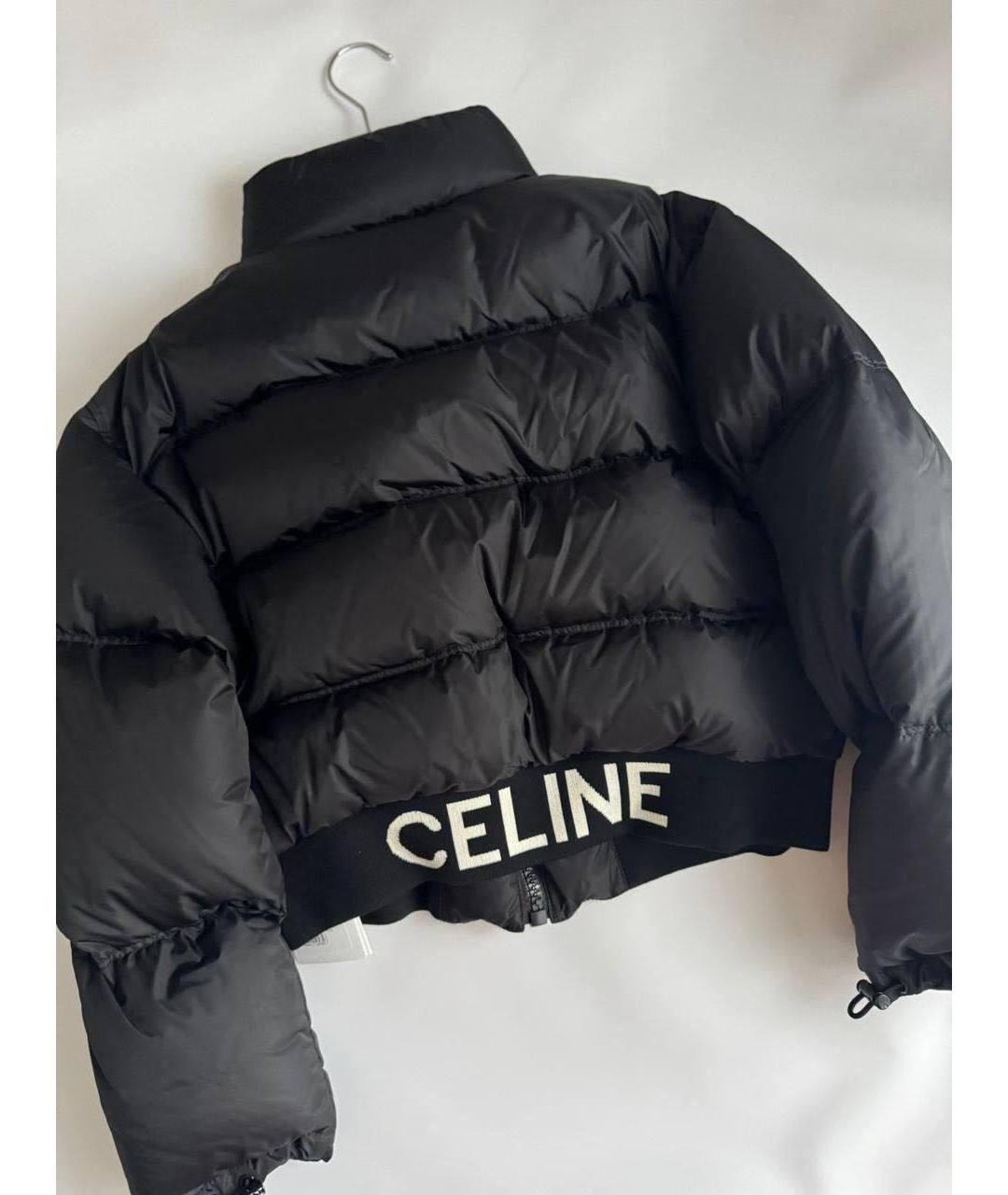 CELINE Черный пуховик, фото 2