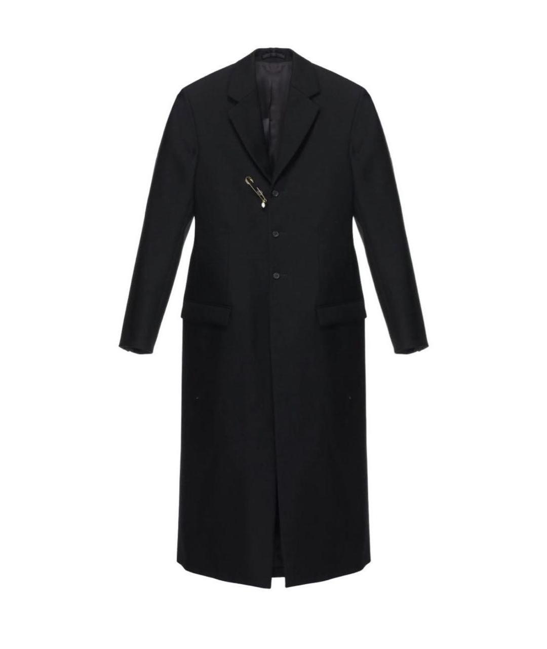 Carven Черное шерстяное пальто, фото 1