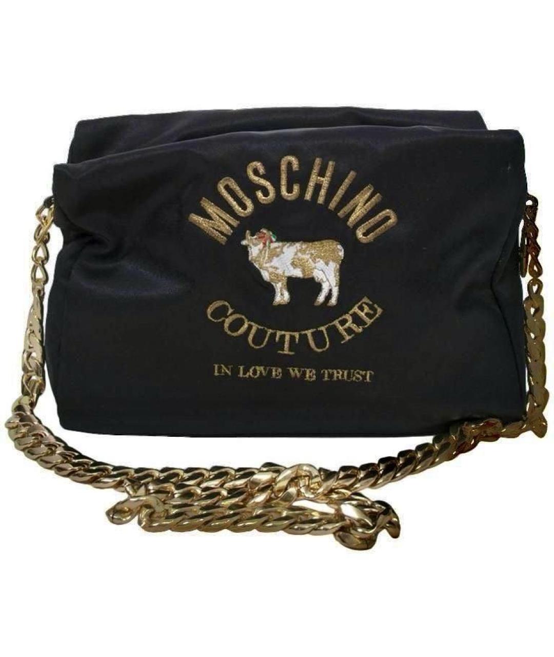MOSCHINO Коричневая сумка с короткими ручками, фото 9