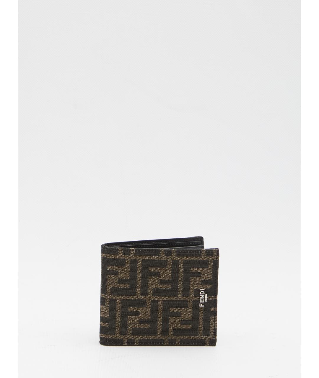 FENDI Коричневый кошелек, фото 5
