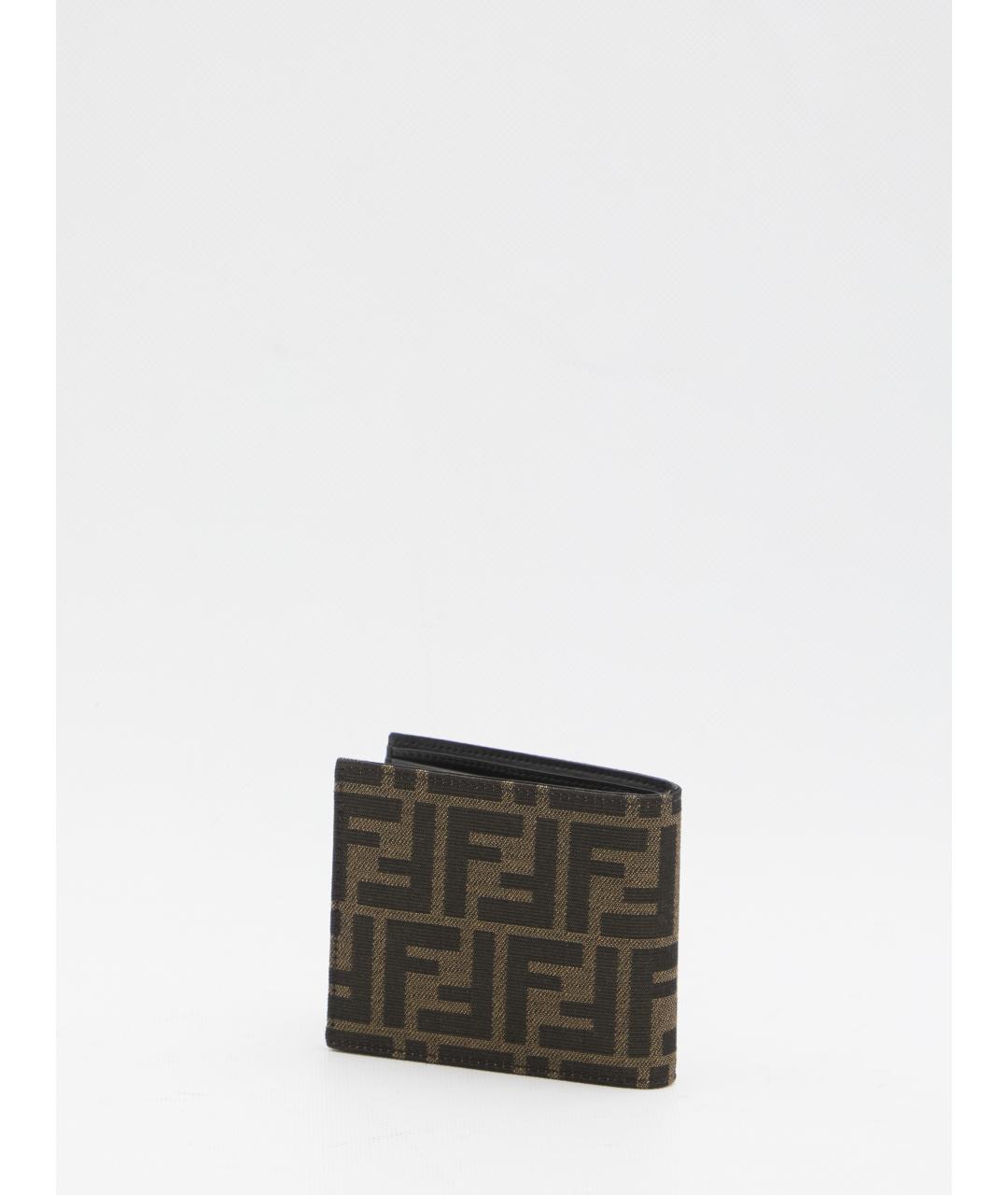 FENDI Коричневый кошелек, фото 2