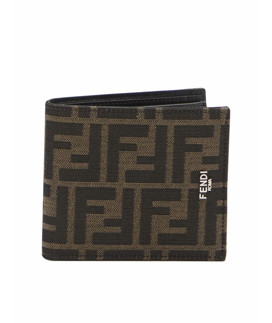 FENDI Коричневый кошелек, фото 1