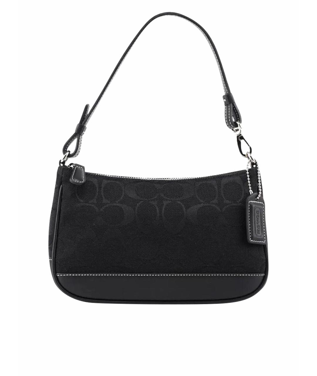 COACH Черная сумка с короткими ручками, фото 1