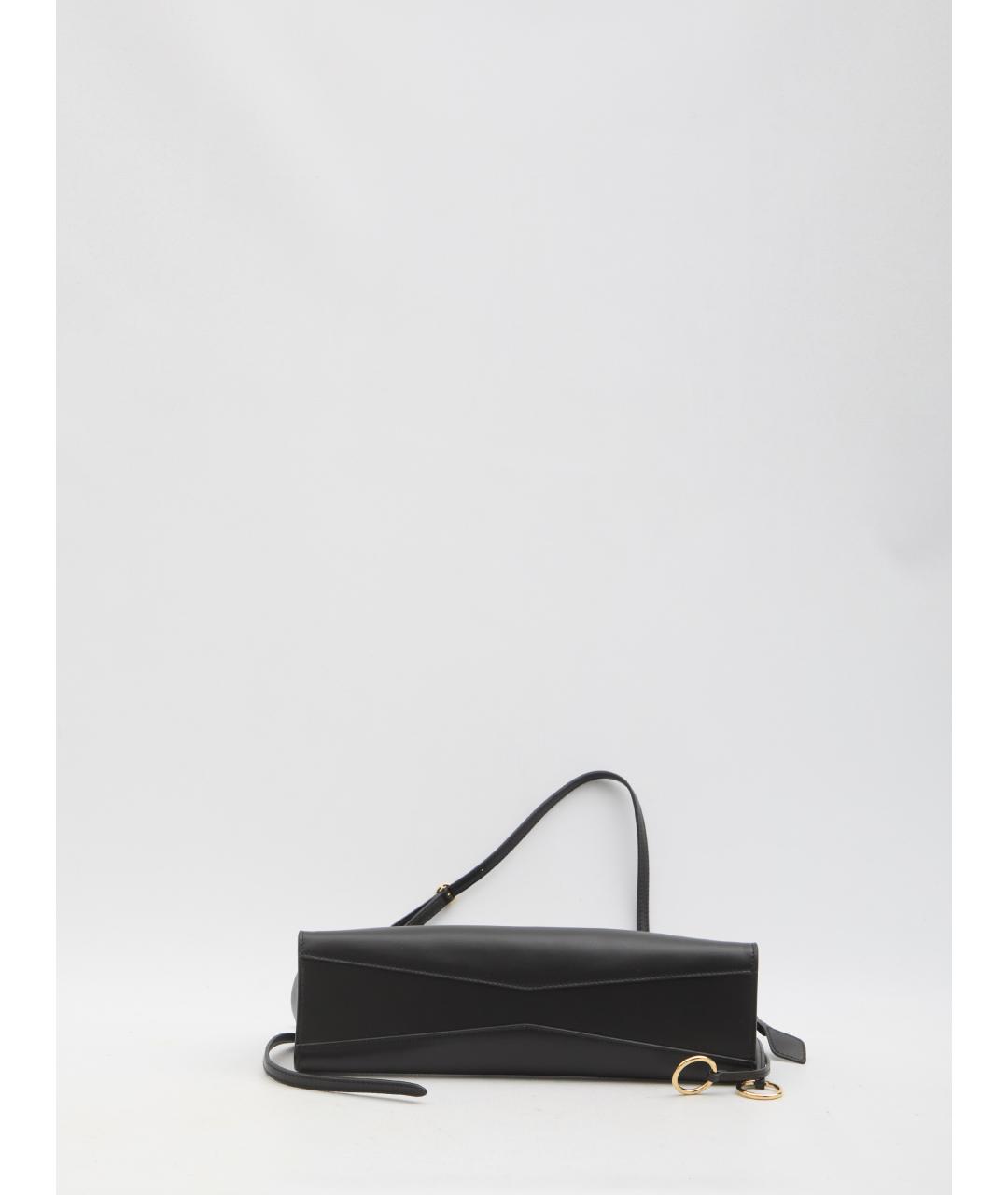 ALAIA Черная кожаная сумка через плечо, фото 3