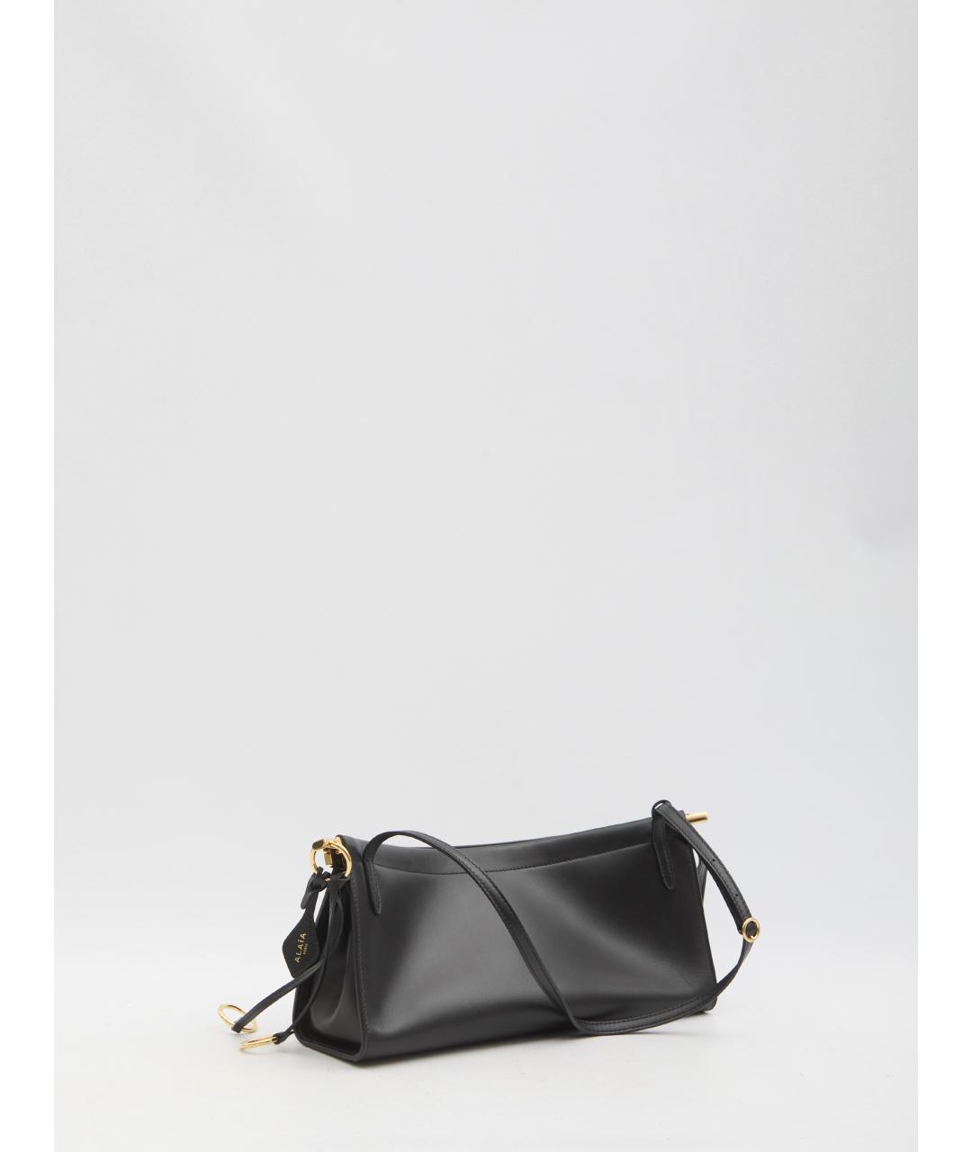 ALAIA Черная кожаная сумка через плечо, фото 2