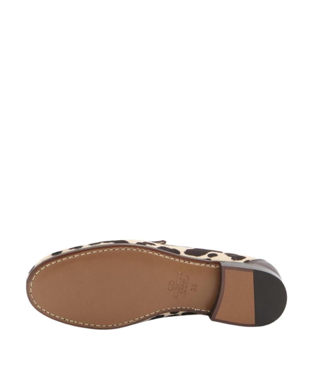 VALENTINO Мульти кожаные лоферы, фото 4