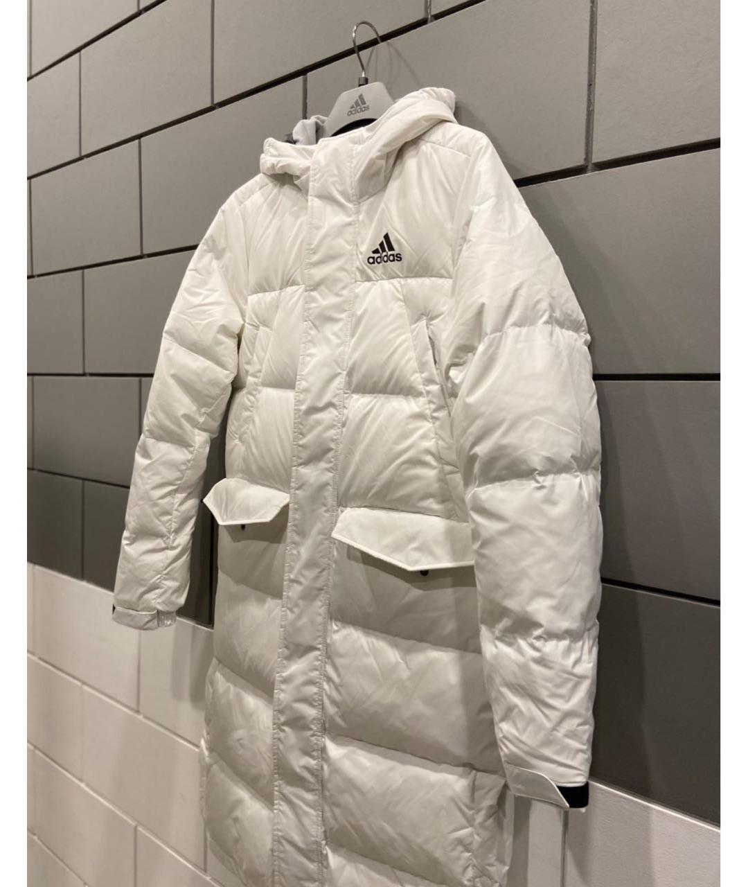 ADIDAS Белый пуховик, фото 6