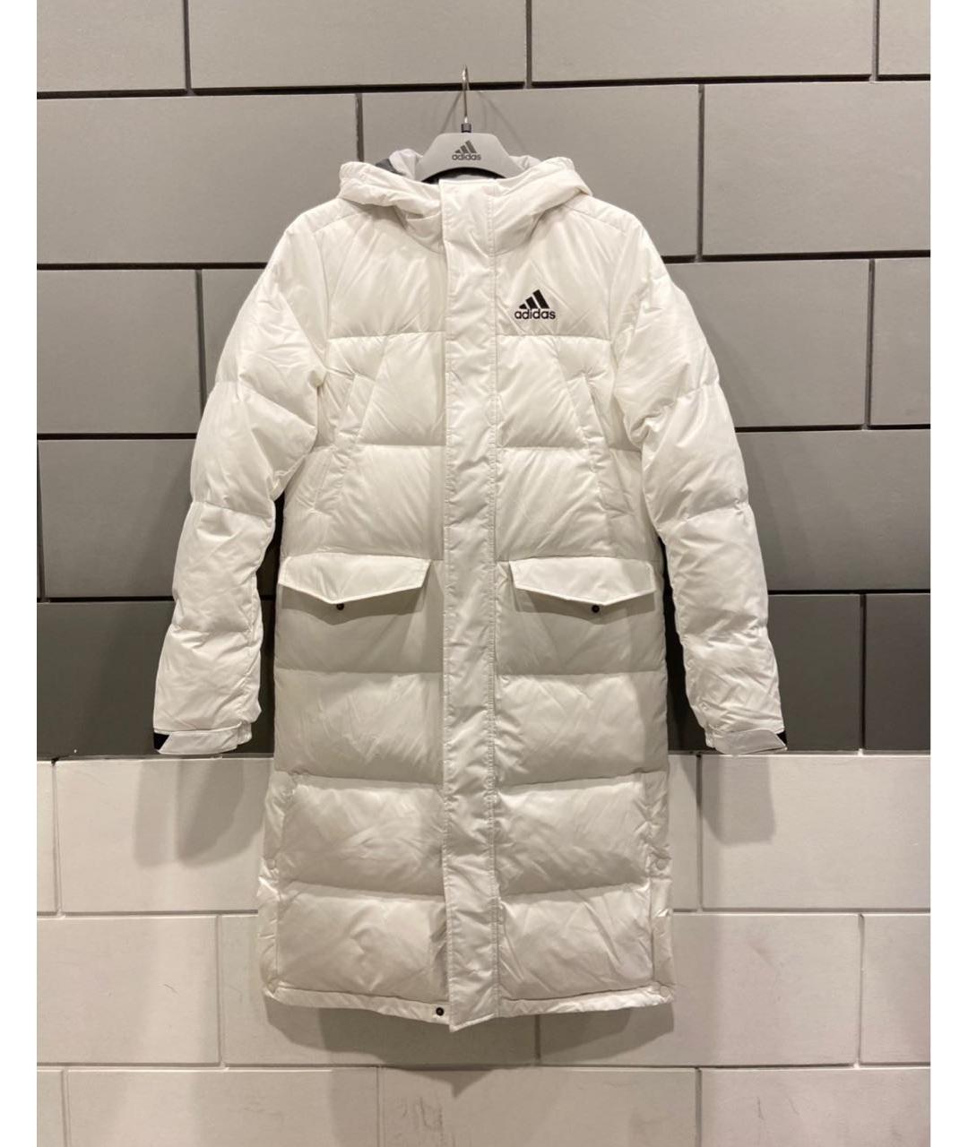 ADIDAS Белый пуховик, фото 5