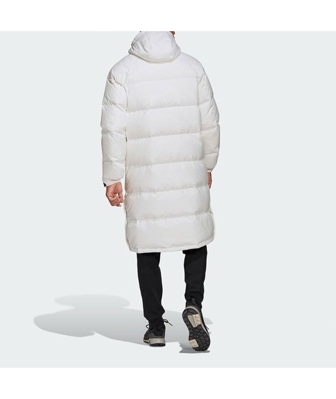 ADIDAS Белая полиэстеровая парка, фото 8