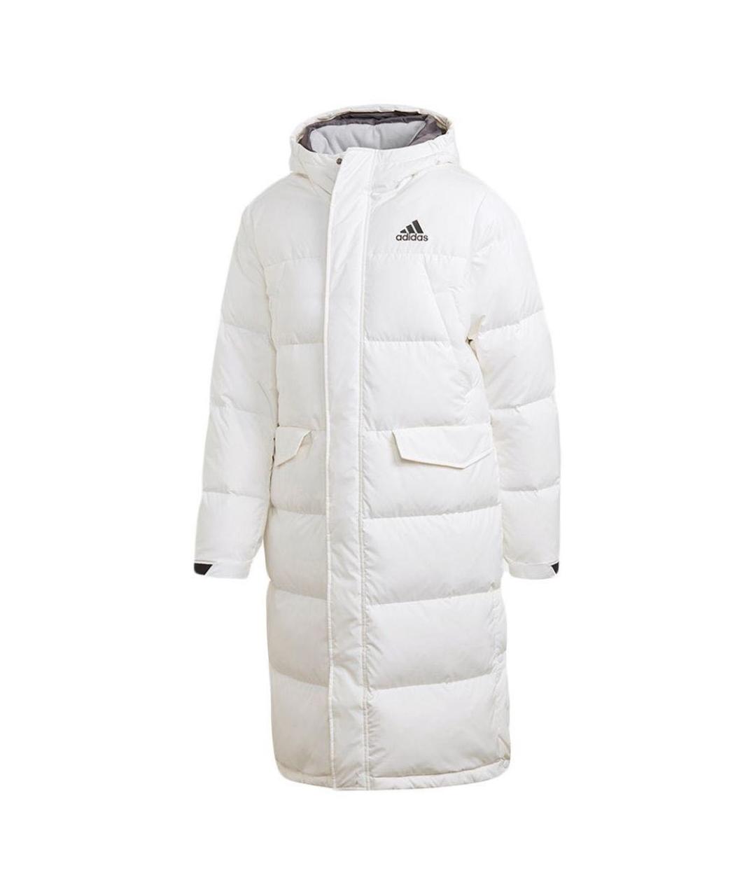 ADIDAS Белая полиэстеровая парка, фото 9